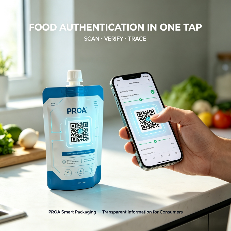 Digitalization on the Tip of Your Tongue: How PROA Smart Spout Pouches Solve Food Anti-counterfeiting and Traceability Problems with One Click