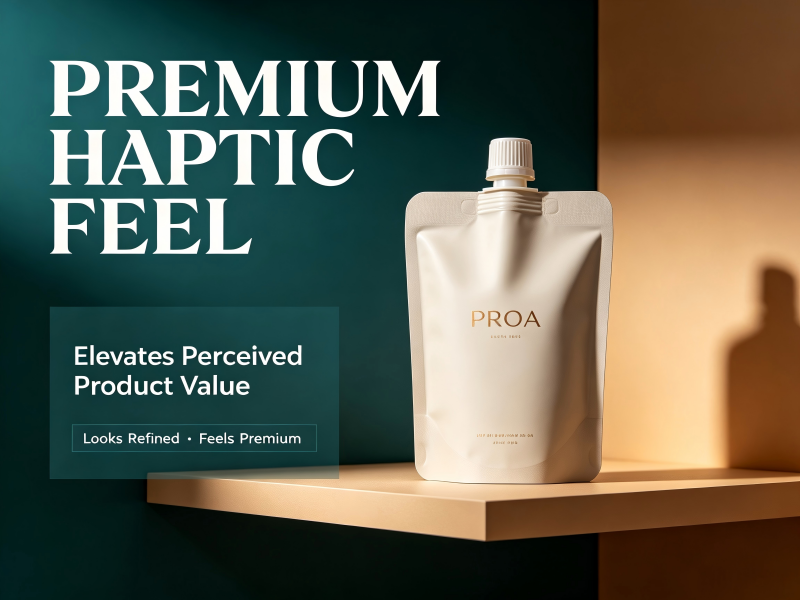 Boosting Brand Loyalty Through Haptic Packaging: PROA's Textured Spout Pouches That Feel as Good as They Look