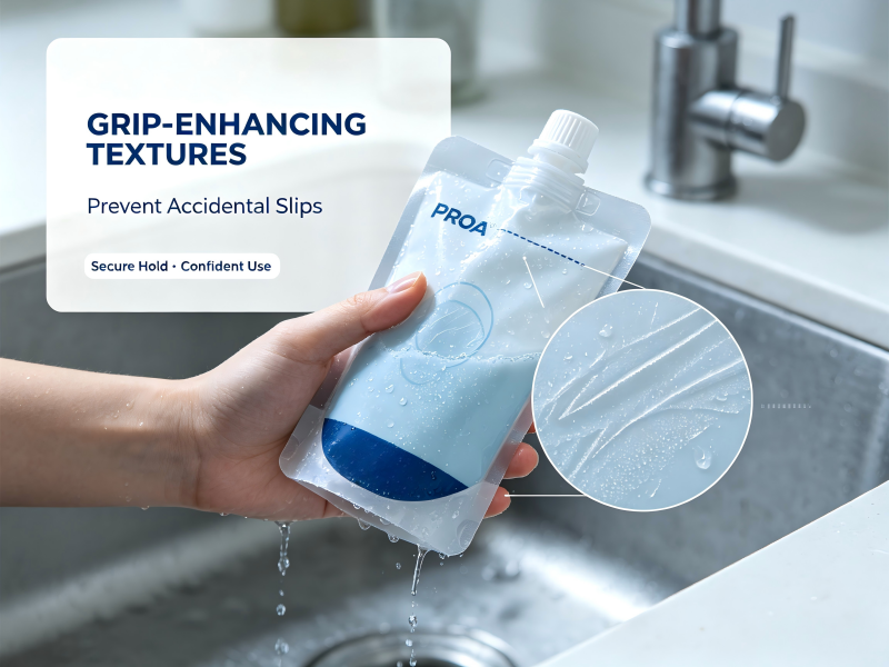Boosting Brand Loyalty Through Haptic Packaging: PROA's Textured Spout Pouches That Feel as Good as They Look