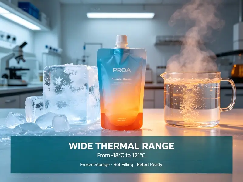 From Frozen to Boiling: PROA Spout Pouches That Endure Extreme Temperature Shifts