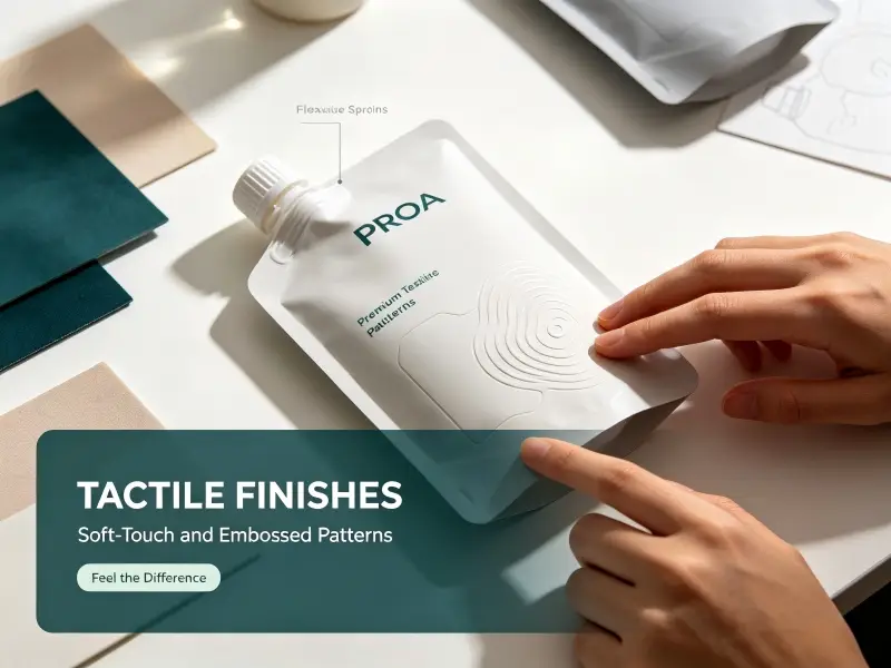 Boosting Brand Loyalty Through Haptic Packaging: PROA's Textured Spout Pouches That Feel as Good as They Look