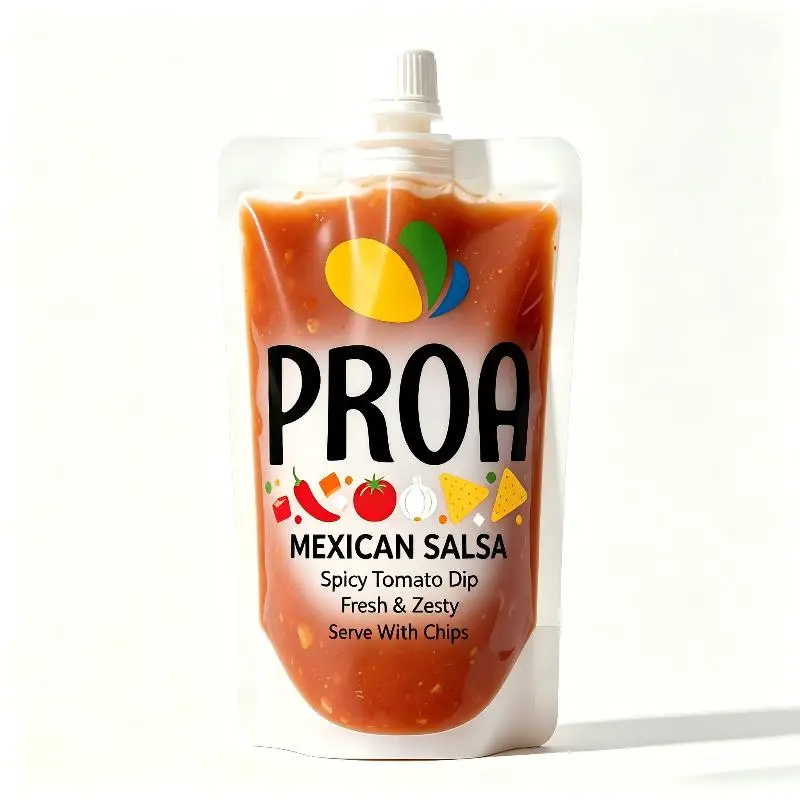 Sauce Spout Bag, Stand Up, Leakproof, Laminate